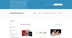 Desktop Screenshot of gropakbag.com